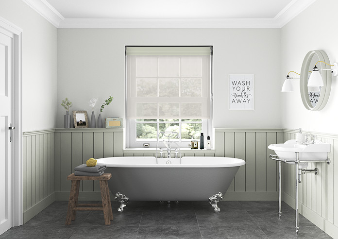 Rimini (Blackout), Cream & Shimmer Barley - Double Roller Blind - Image 6